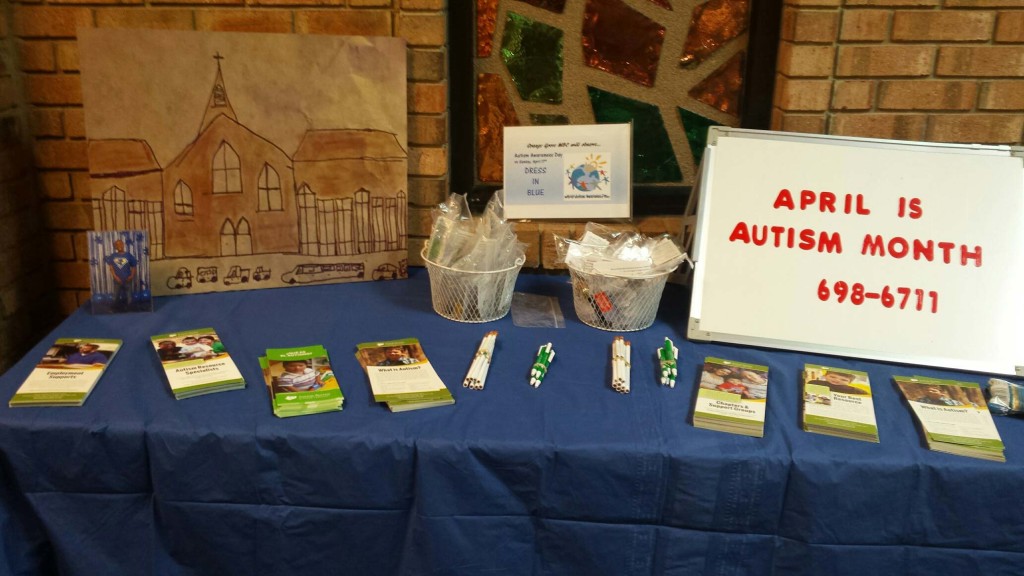 Display Table at Orange Grove Missionary Baptist Church